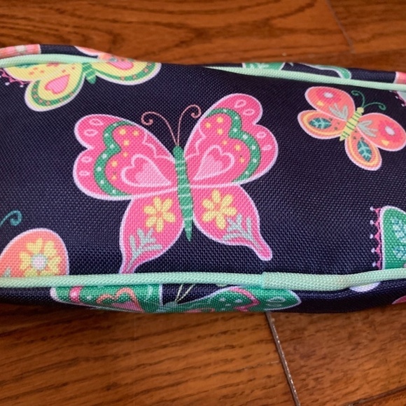 Pottery Barn Kids Butterfly Pencil Case EUC - Picture 2 of 7